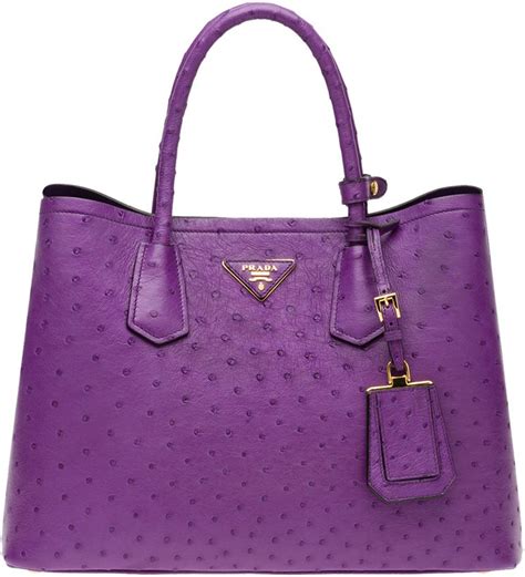 prada ostrich tote